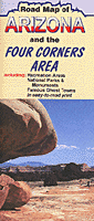 Arizona and the Four Corners Map - Product Image