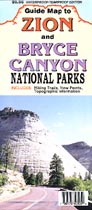 Zion and Bryce Canyon Parks Map - Product Image