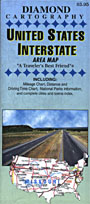 United States Interstate Area Map - Product Image