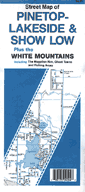 Pinetop, Lakeside & Show Low Street Map - Product Image